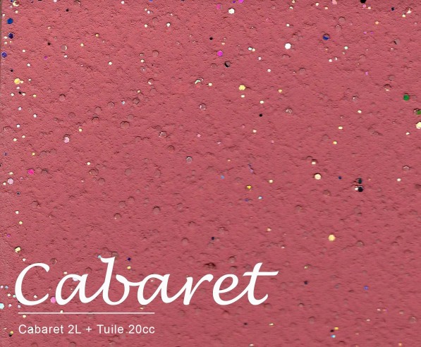 Cabaret - Peinture aux Paillettes Holographiques