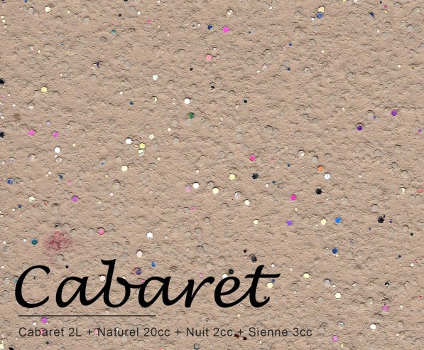 Cabaret - Peinture aux Paillettes Holographiques