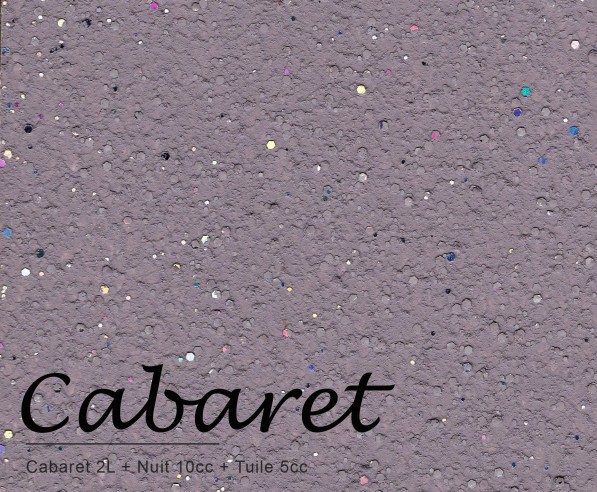 Cabaret - Peinture aux Paillettes Holographiques