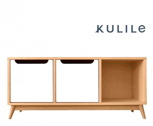 KULILE • Banc de Rangement Chêne Naturel — KILT