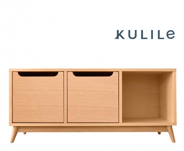 KULILE • Banc de Rangement Chêne Naturel — KILT