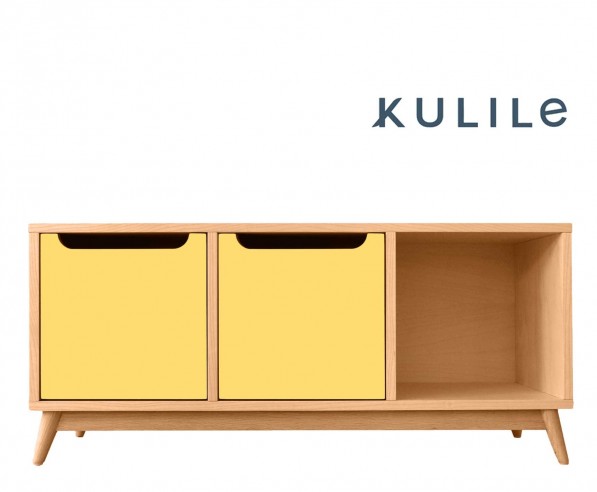 KULILE • Banc de Rangement Chêne Naturel — KILT